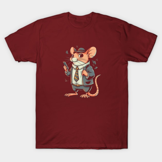 Enterpreneur rat T-Shirt by Ridzdesign